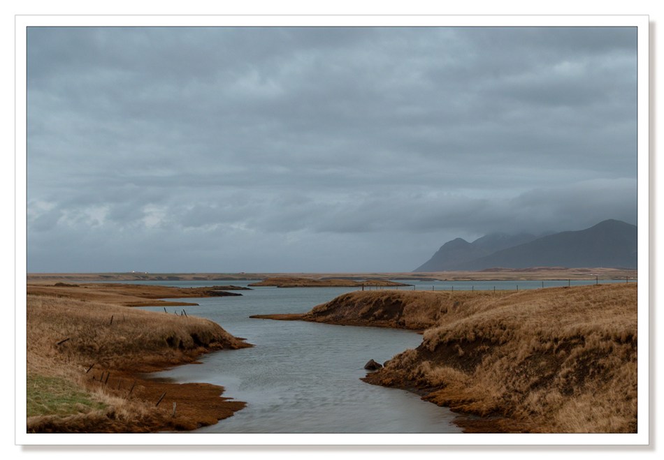 Salt Marsh, Dawn, Iceland