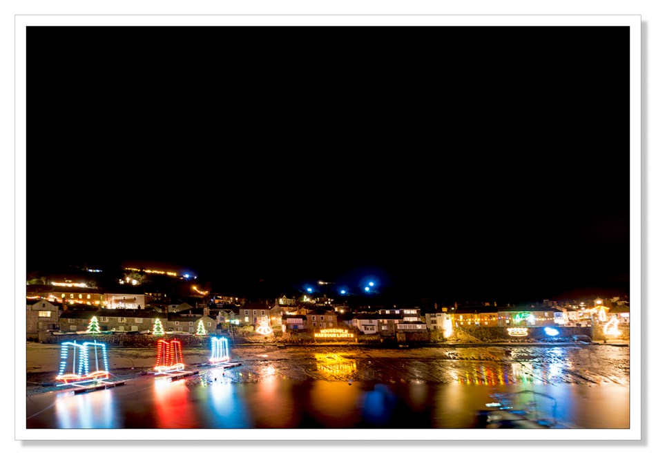 Mousehole Harbour Christmas Lights