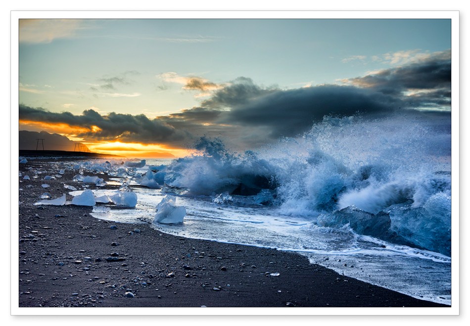 Jokulsarlon, glacial lagoon, Iceland