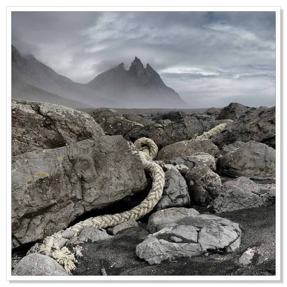 Old wrecked Fishing Boat, Stokksness and Horn, Iceland