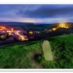 Corfe Castle at Christmas by Adrian Theze