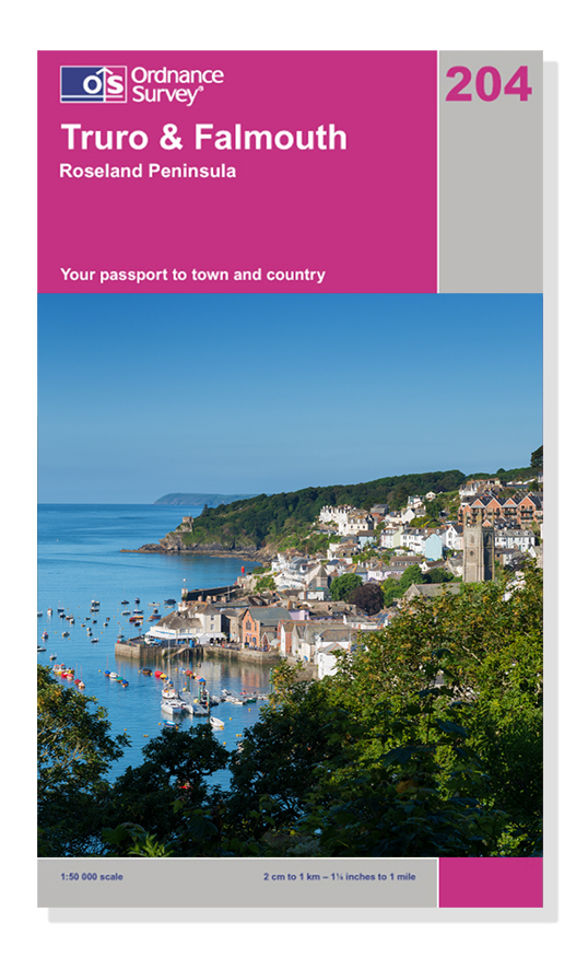 Truro and Falmouth Ordinance Survey Landranger Map photo by Adrian Theze