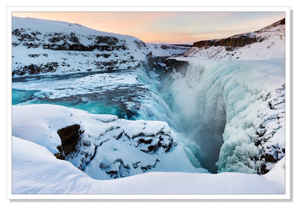 Frozen Gulfoss by Adrian Theze