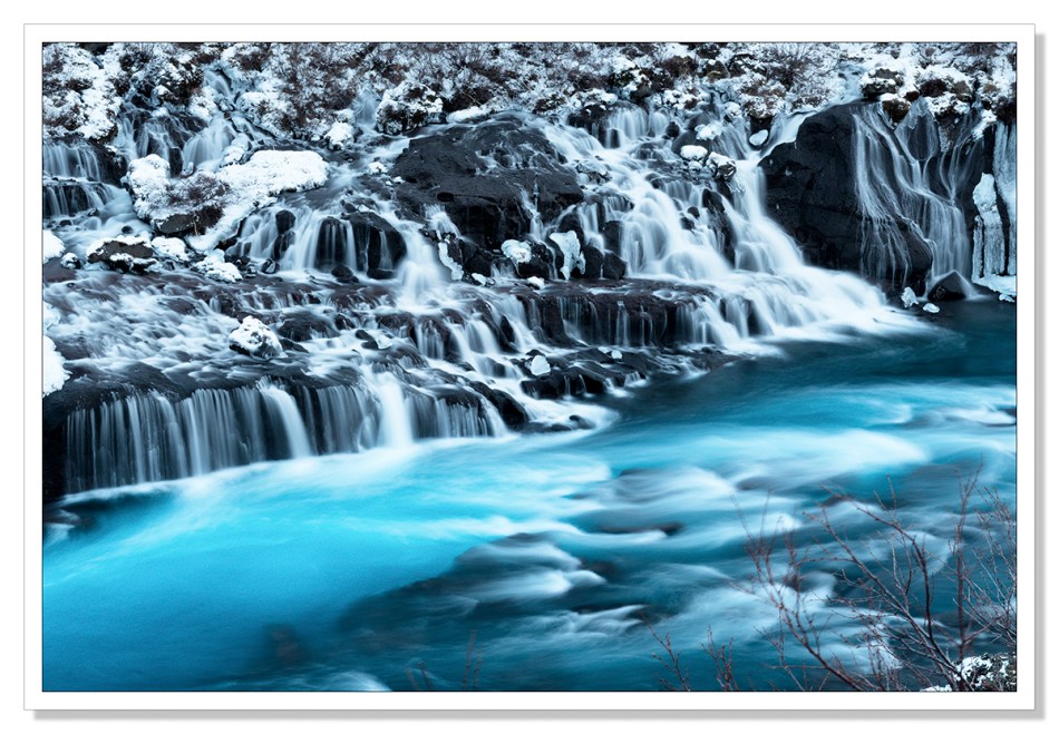 Hraunfossar, Iceland by Adrian Theze