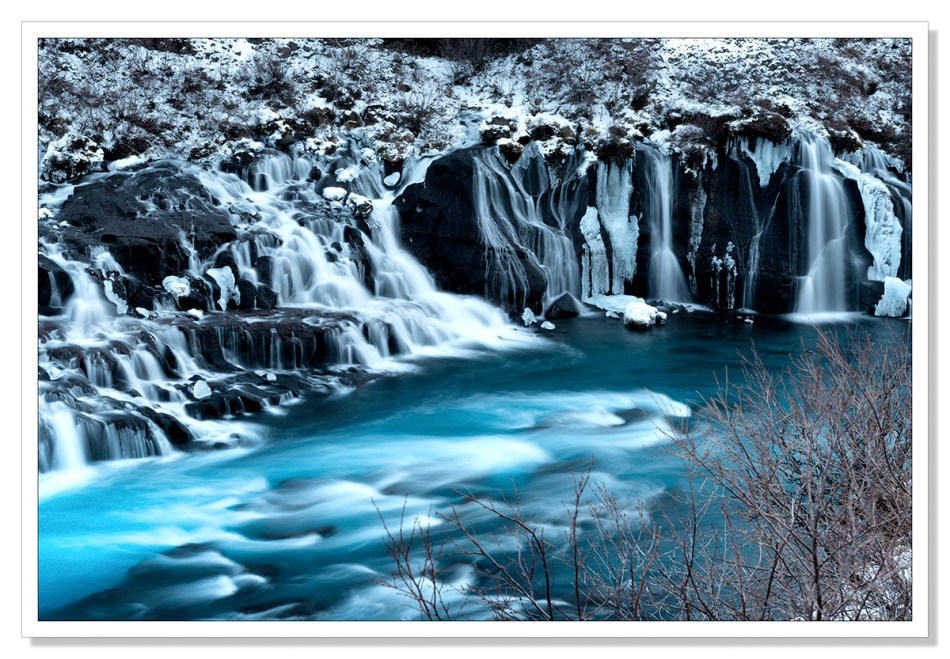 Hraunfossar Iceland by Adrian Theze